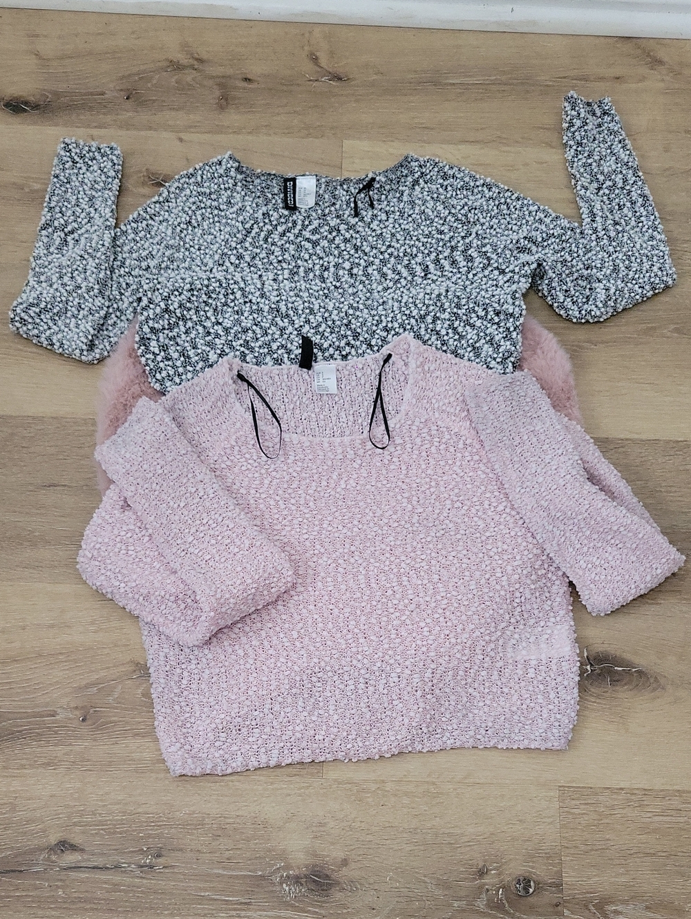 Soft Knit Women's  2 Sweater - Pink And Black